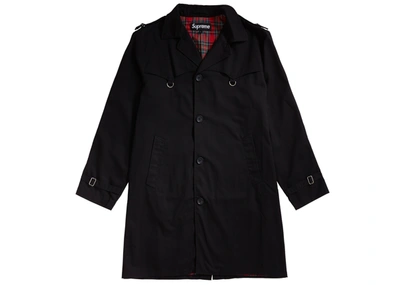 Pre-owned Supreme  D-ring Trench Coat Black