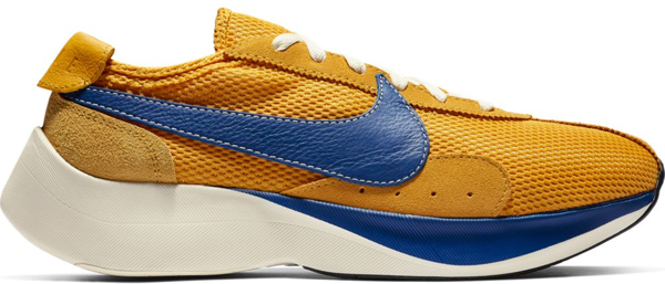 nike moon racer yellow ochre gym blue