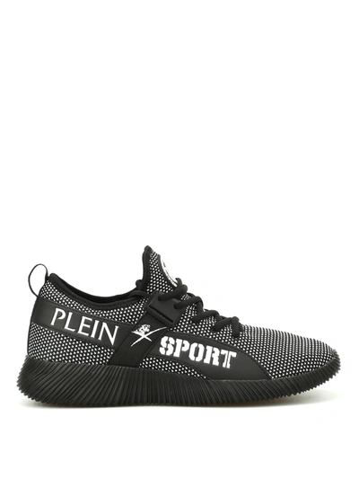 Philipp Plein Carter Knitted Fabric Slip-ons In Black