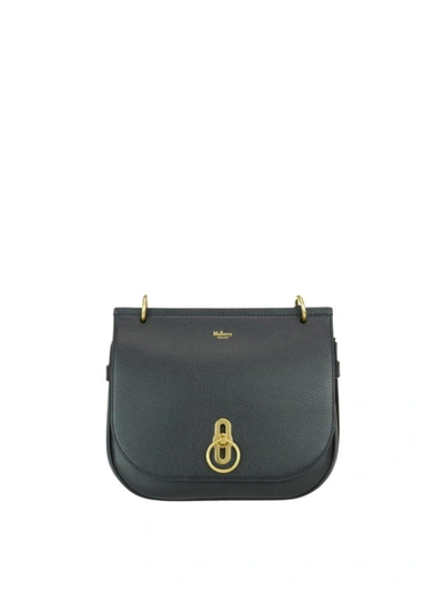 Mulberry Amberley Grained Leather Small Bag In Black