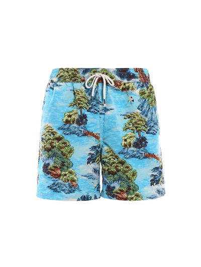 Polo Ralph Lauren Traveler Swim Shorts In Multicolour