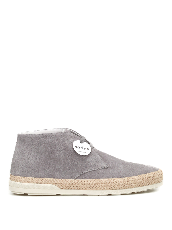 grey desert boots