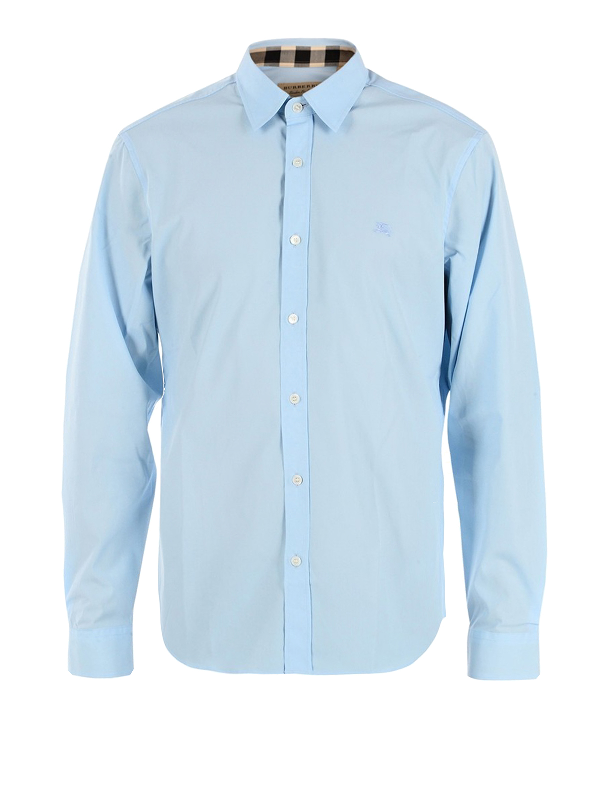 burberry sky blue shirt