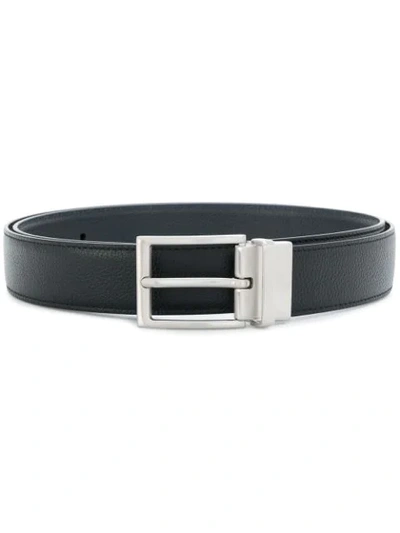 Tod's Classic Buckled Belt In Black