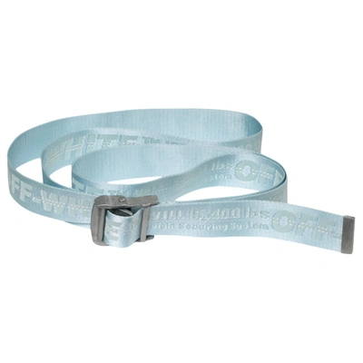 Pre-owned Off-white Industrial Belt (ss19) Light Blue