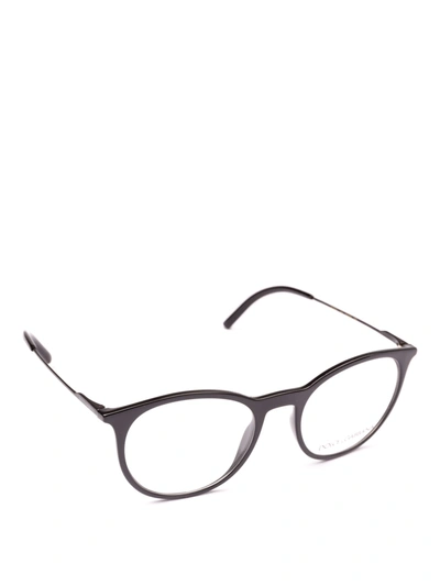 Dolce & Gabbana Black Pantos Optical Glasses