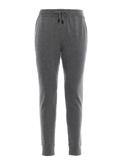 Ermenegildo Zegna Plus Grey Knitted Cashmere Track Pants