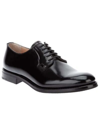 Church's Shannon Glossed-leather Brogues In Black