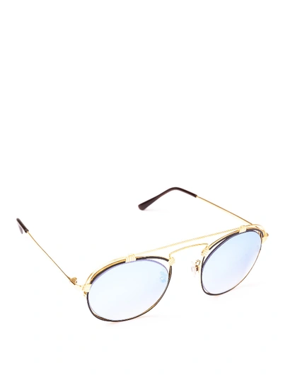 Spektre Coral Pale Gold Stainless Steel Sunglasses