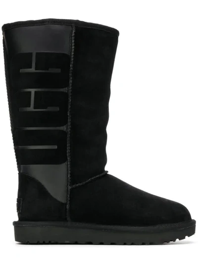 Ugg Black Classic Tall Rubber Boot