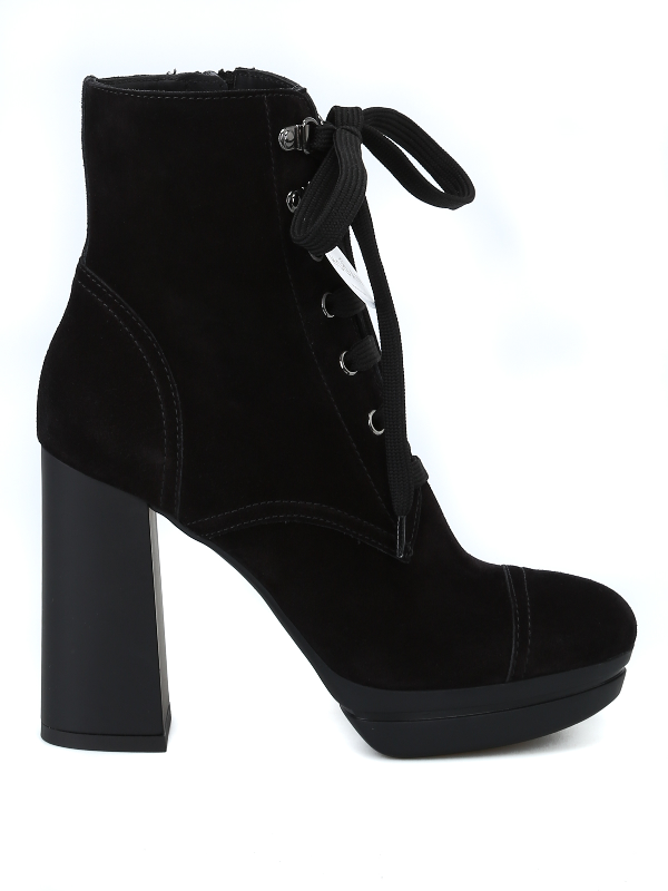heeled combat boots