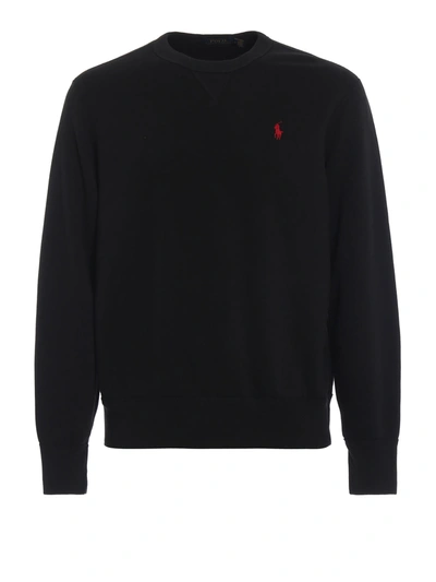 Ralph Lauren Black Cotton Blend Sweatshirt