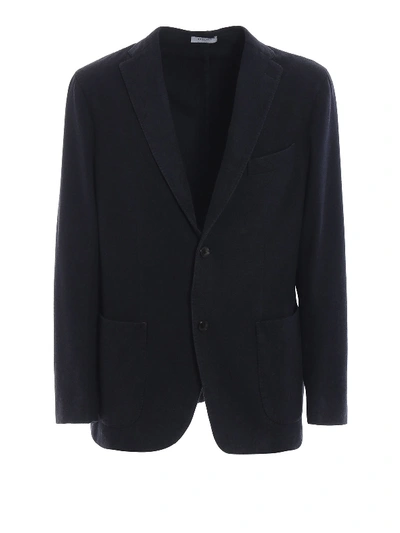 Boglioli Blue Soft Wool Cloth Blazer