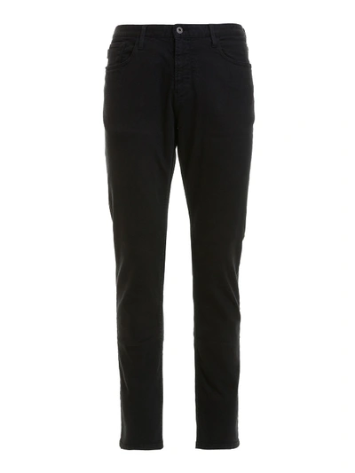 Emporio Armani J06 Slim Fit Jeans In Black