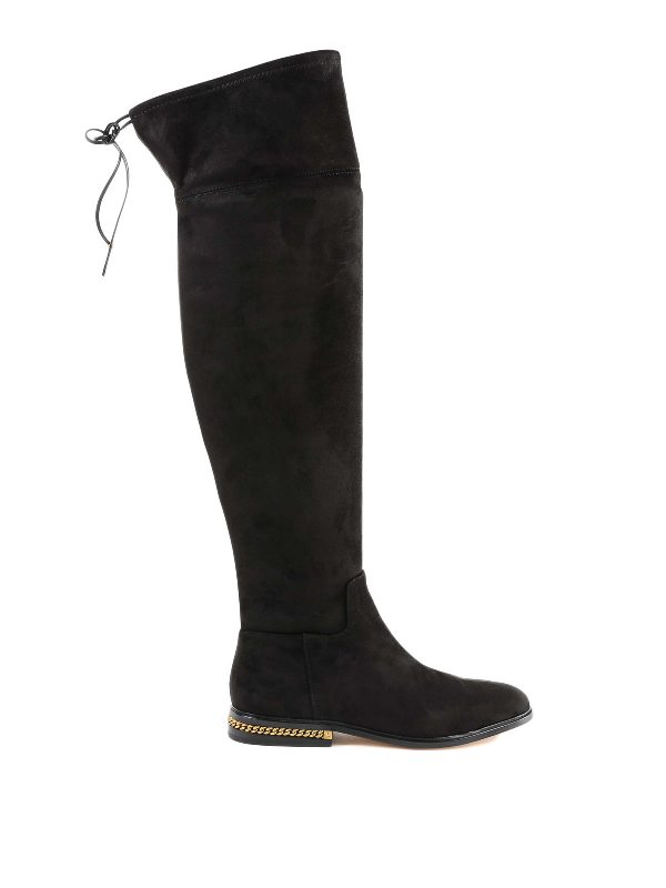 michael kors over the knee boots suede