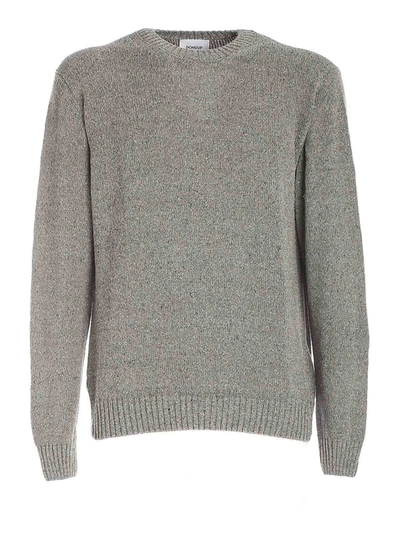Dondup Sweatshirt Style Alpaca Blend Jumper In Grey