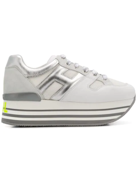 hogan silver sneakers