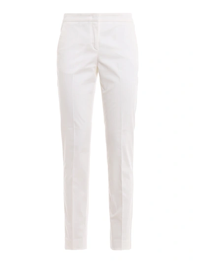 Fabiana Filippi Assisi White Twill Trousers