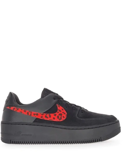 Nike Air Force 1 Sage Sneakers In Black