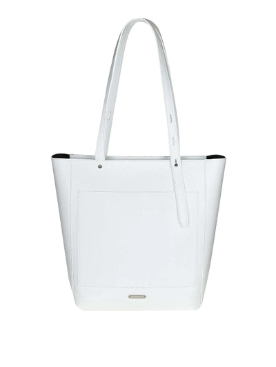 Rebecca Minkoff Stella White Leather Tote