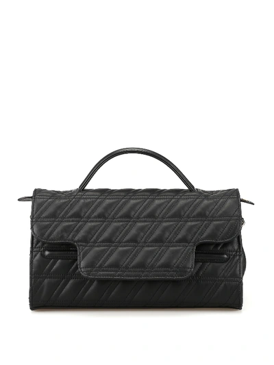 Zanellato Nina S Zeta Black Matelasse Leather Bag