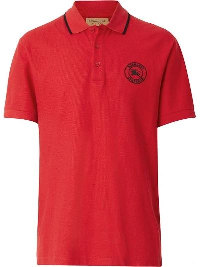 Burberry Moreton Red Polo Shirt