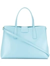 Zanellato Duo Metropolitan M Light Blue Leather Bag