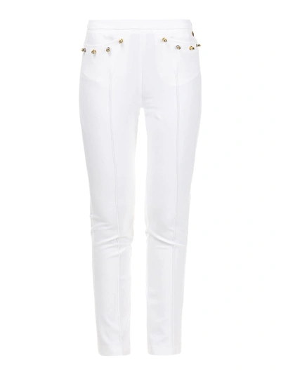 Versace Studded White Pants