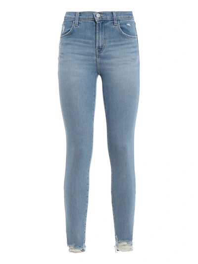J Brand Alana High-rise Skinny Crop Jeans In Light Wash