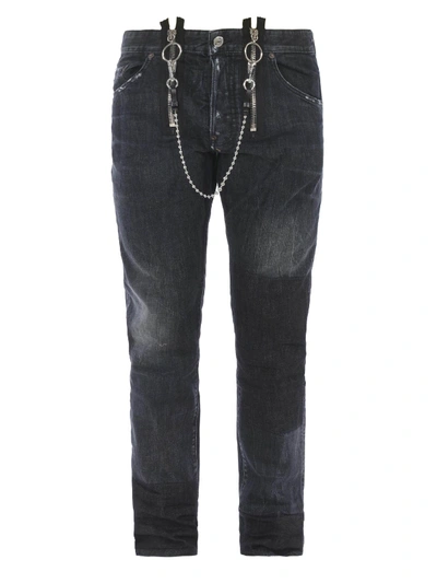 Dsquared2 Skater Black Jeans With Zippers
