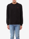 Polo Ralph Lauren Black Soft Cotton Blend Classic Sweatshirt