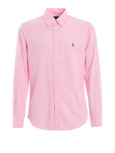 Polo Ralph Lauren Pink Cotton Twill Shirt