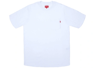 Pre-owned Supreme  Pocket Tee White