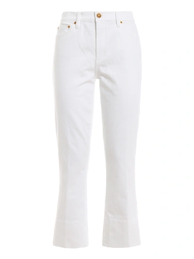 Tory Burch Alana Jeans In White