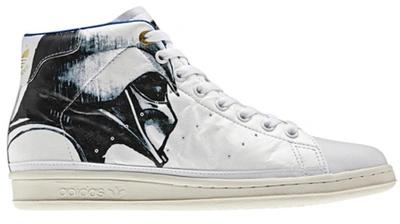 Pre-owned Adidas Originals Stan Smith 80s Mid Star Wars Darth Vader In Running  White/black 1/chalk 2 | ModeSens