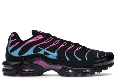 Pre-owned Nike Air Max Plus Miami Vice In Black/blue Fury-laser Fuchsia- white | ModeSens