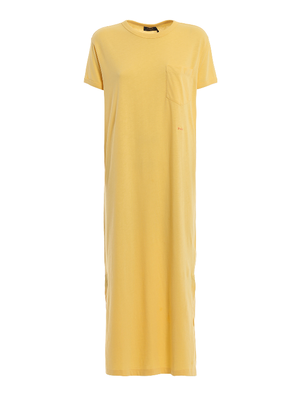 ralph lauren yellow dress