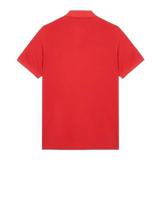 stone island red polo shirt