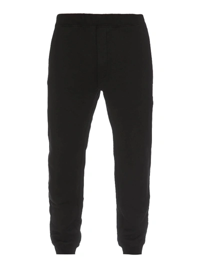 Dsquared2 Black Track Pants With Logo Print