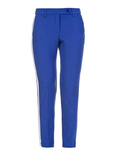 Blugirl Electric Blue And White Trousers