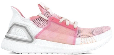 Pre-owned Adidas Originals Adidas Ultra Boost 19 True Pink (women's) In True Pink/true Pink/orchid Tint