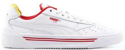 Pre-owned Puma  Cali-0 Drive Thru In White/red-yellow