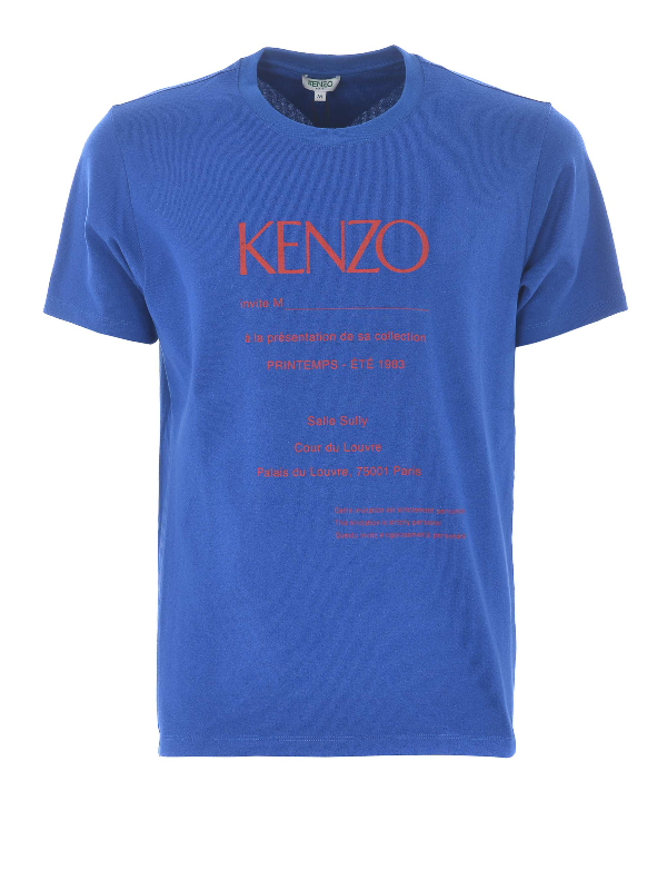 royal blue kenzo shirt
