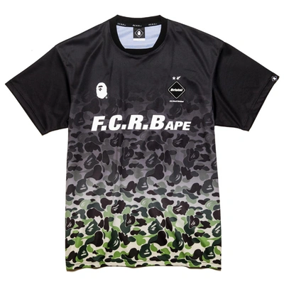 Pre-owned Bape  X F.c.r.b. Game Shirt Black