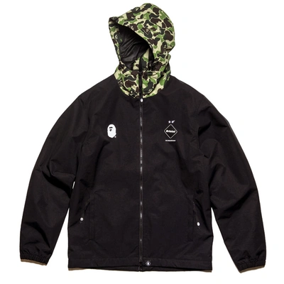 Pre-owned Bape  X F.c.r.b. Seperate Practice Jacket Black