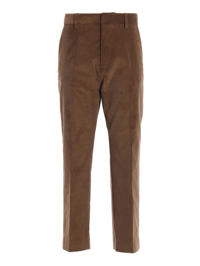 Dsquared2 Dennis Corduroy Trousers In Brown