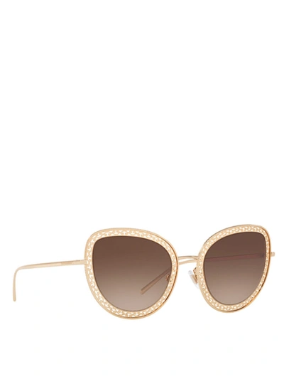 Dolce & Gabbana Wrought Gold Sunglasses
