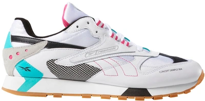 Pre-owned Reebok Classic Leather Ati White In White/teal-black-grey-pink | ModeSens