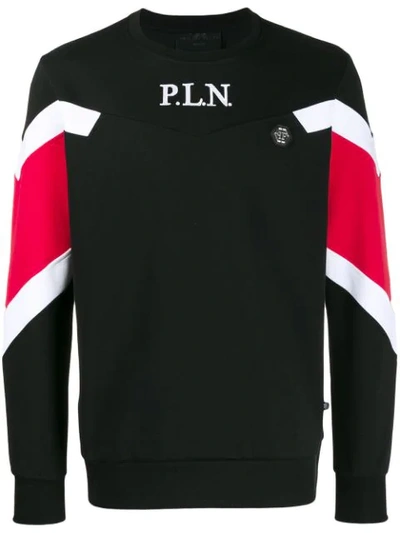 Philipp Plein Logo Print Sweatshirt In Black