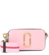 Marc Jacobs Snapshot Leather Crossbody Bag - Pink In Multicolour